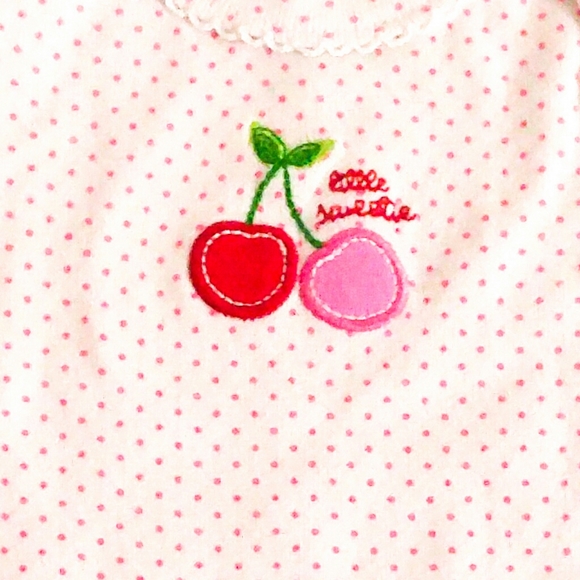 🍒Little Sweetie Onesie | White Pink Cache couche - Picture 2 of 3
